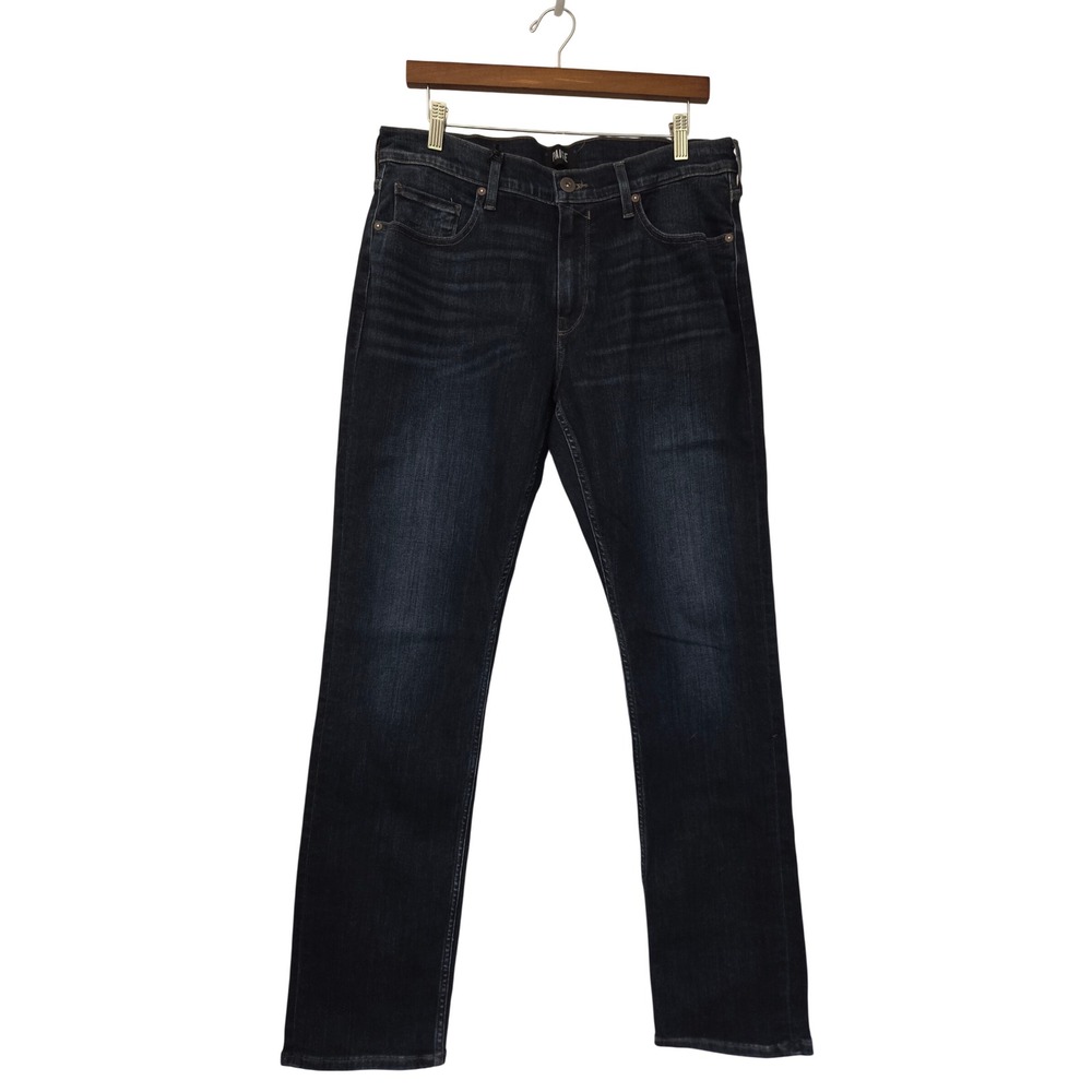 Paige Federal Slim Straight Jeans Transcend Mens 33 Broderick NWT $199